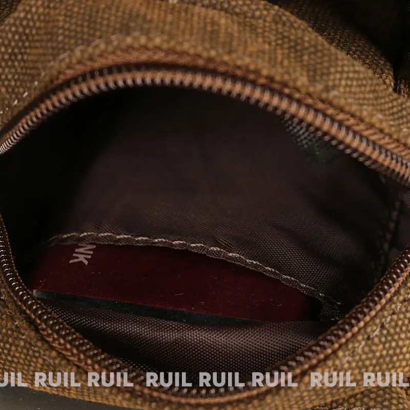 Ruil wearable cintura casual saco retro tático pequena mochila personalidade pequena lona saco