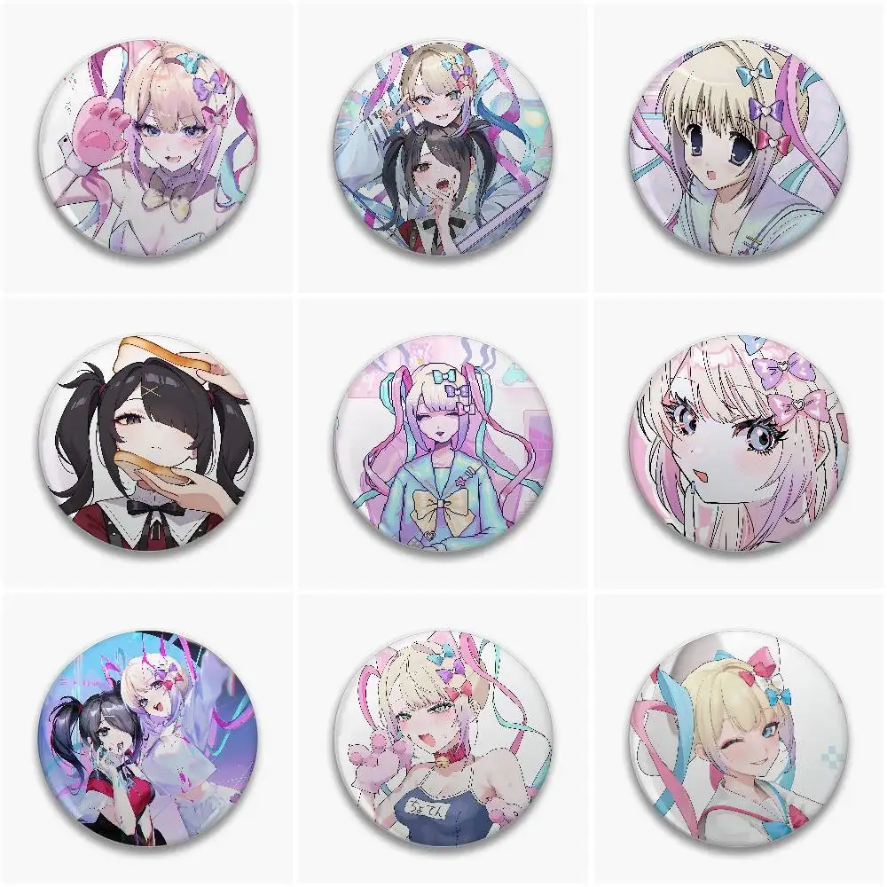N-Needy Girl Overdose Cute Badges Button Pin Handmade Brooch For Clothes Badge Backpack Decoration Accessories