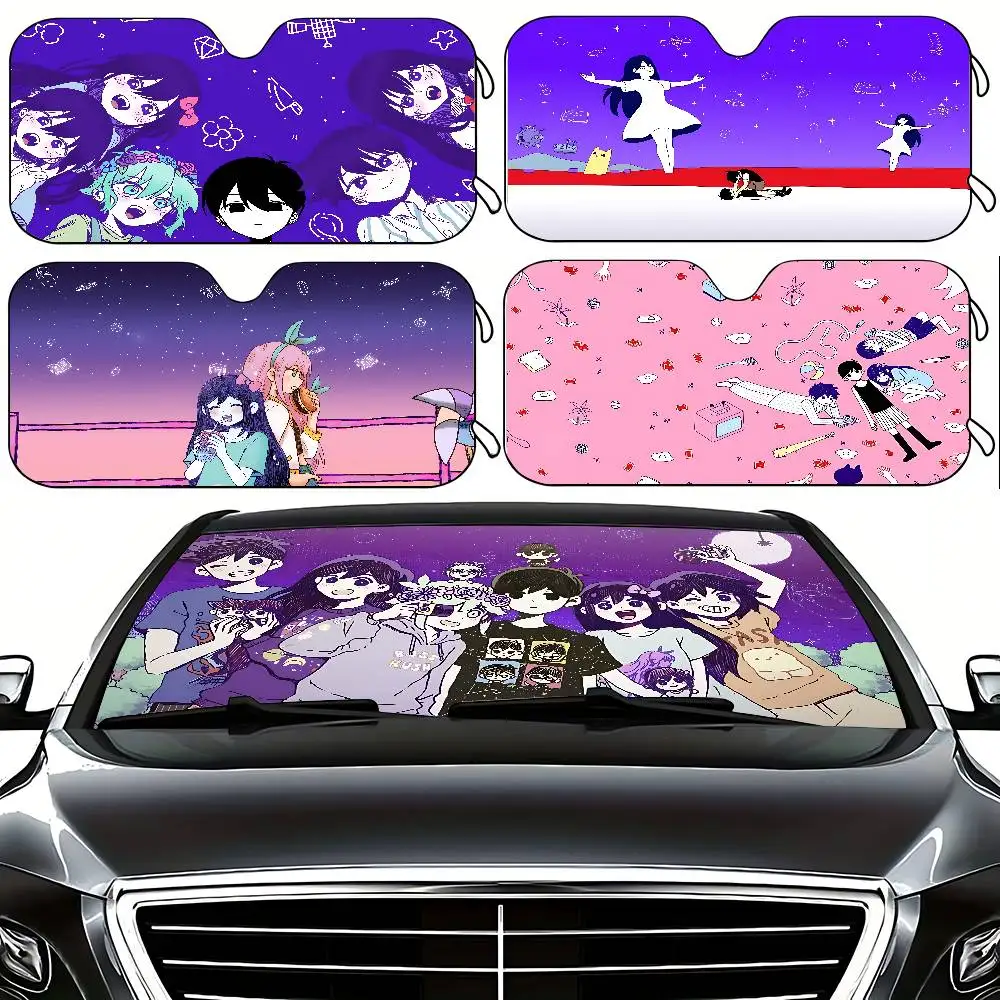 

Cool C-OMORI-S Car Sunshade Curtains 130x70cm Car SunShade Windshield Cover UV Protection Auto Visor Accessories For Cars