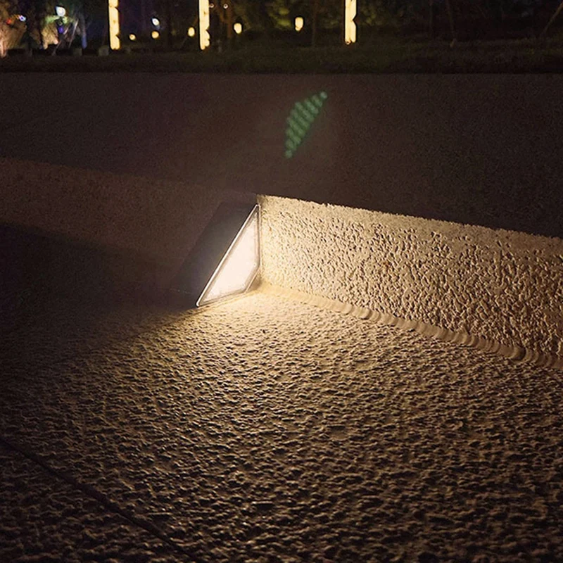 ABBN Solar Light Stair Light Garden Light Led Stair Step Light Walking Light Outdoor Waterproof Step Light Garden