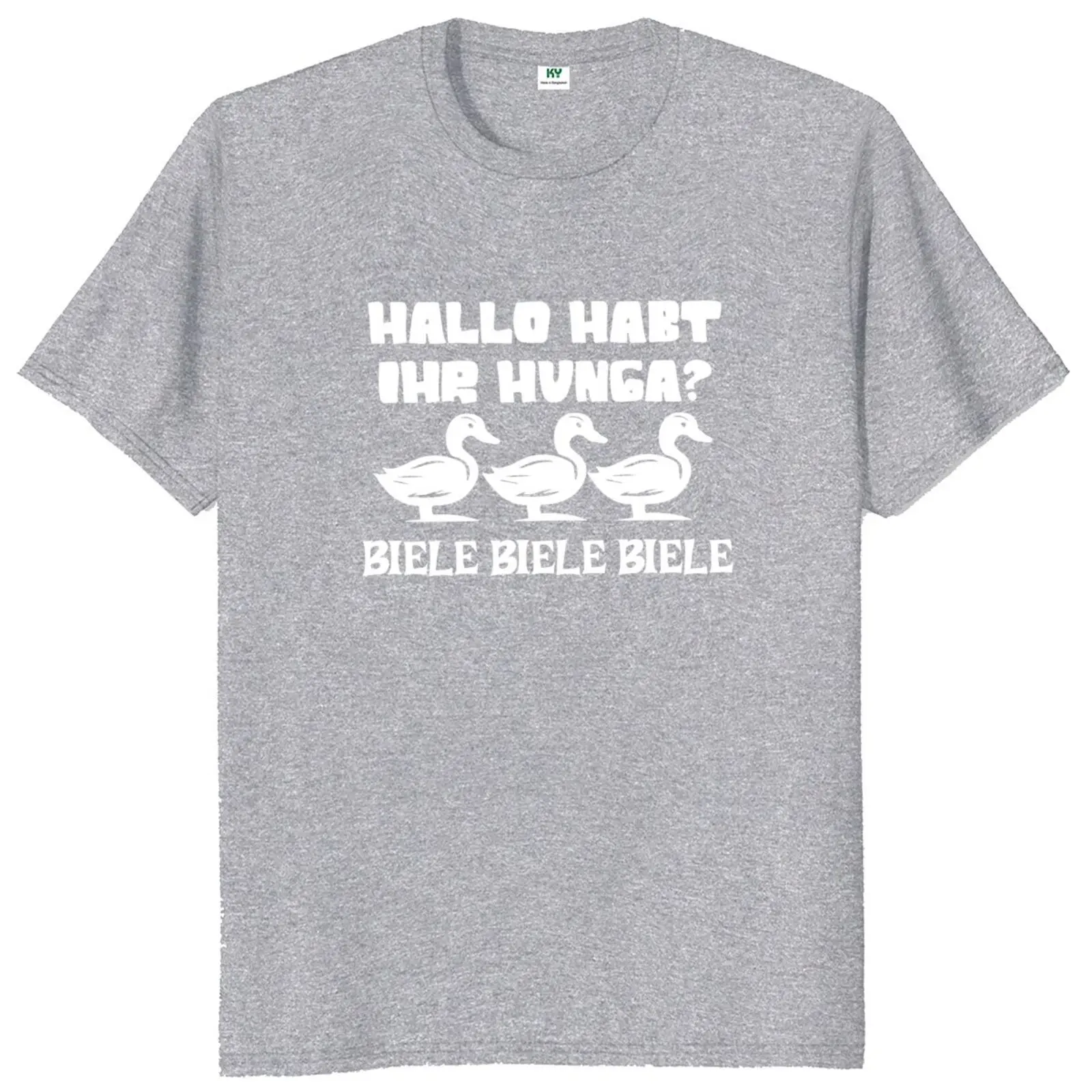 Biele Biele Biele T Shirt Funny German Humor Meme Y2k Short Sleeve 100% Cotton O-neck Unisex Soft T-shirts EU Size