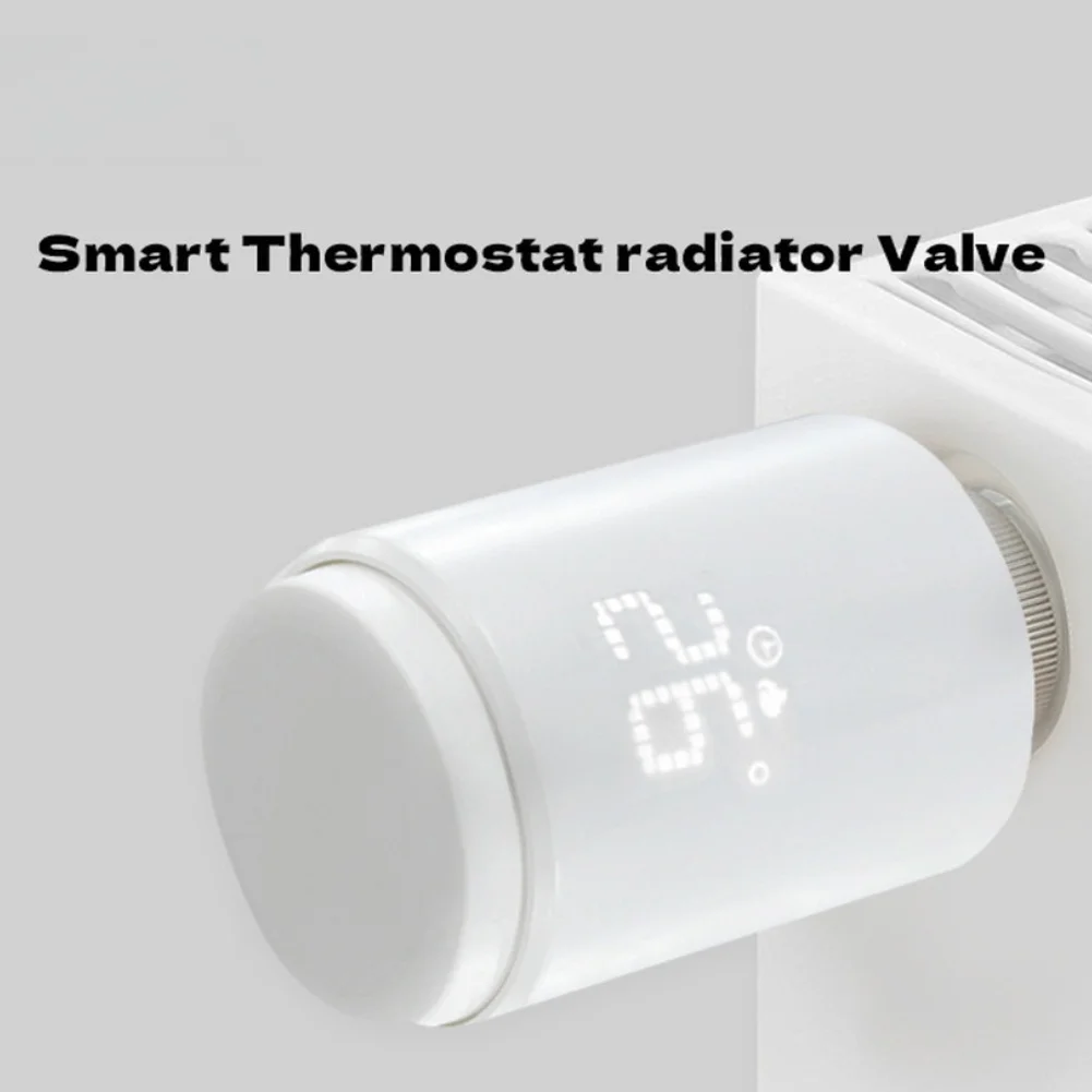 Smart Thermostatic Radiator Valve With Voice Control Compatible With Alexa= Google Home Weekly Programmable TRV For Home Heating