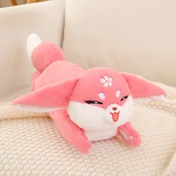 Genshin Impact Yae Miko Fox Dolls Anime Cosplay Cute Pink Yae Miko Fox 50cm Plush Toy Throw Pillows Home Decoration Kids Gifts