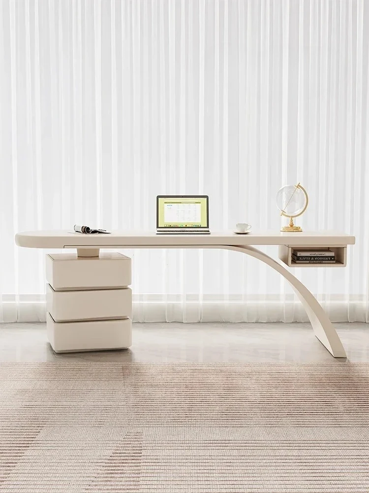 

компьютерный стол Cream style desk home bedroom desktop computer designer light luxury modern simple desk