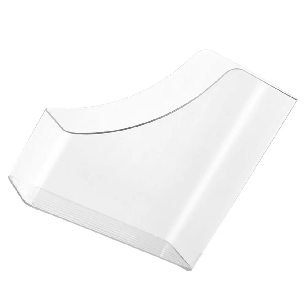 

Clear Acrylic File Organizer Vertical Document Storage A4 Paper Tray Stylish Office Desk Magazine Holder Magazine File