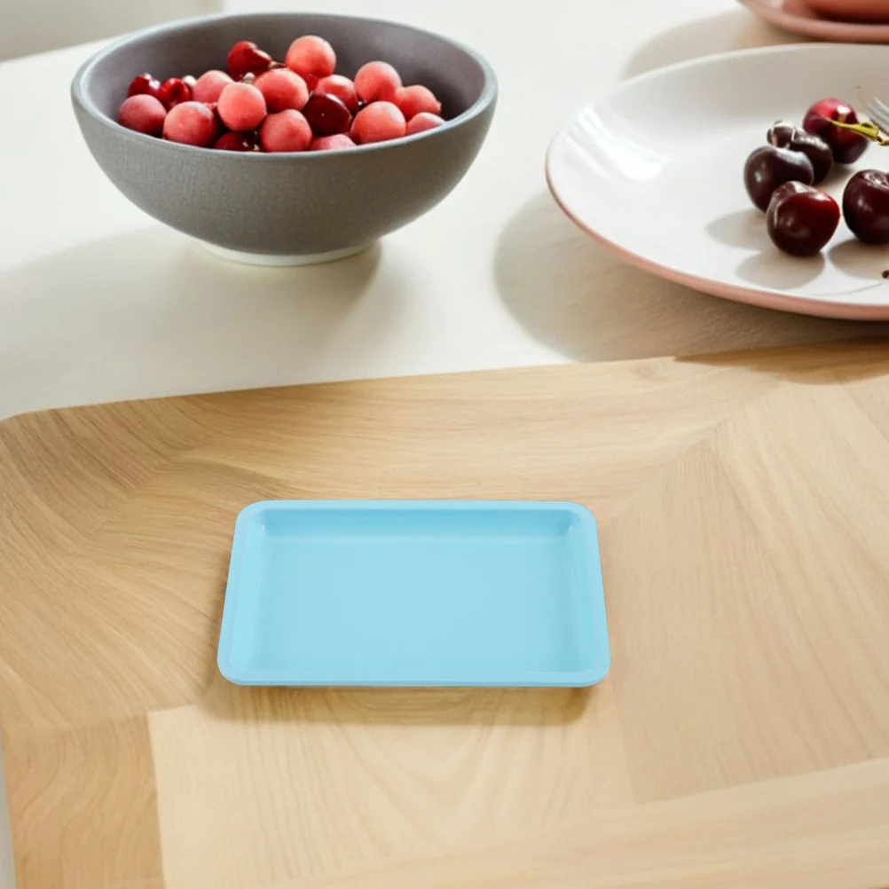 2Pcs Durable Stainless Steel Vanity Tray Compact Organizer for Makeup Jewelry Hair Tools Bedroom Bathroom Decor