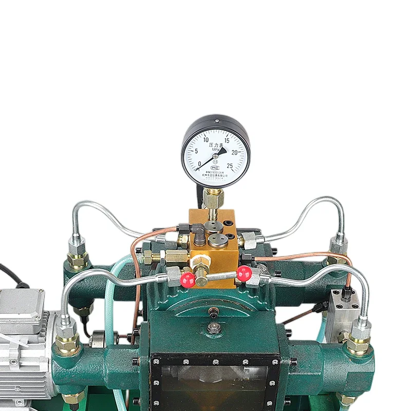 Electric pressure test pump 4DSY25-1000 kg pipeline pressure test press four cylinder high pressure water pipe press pump