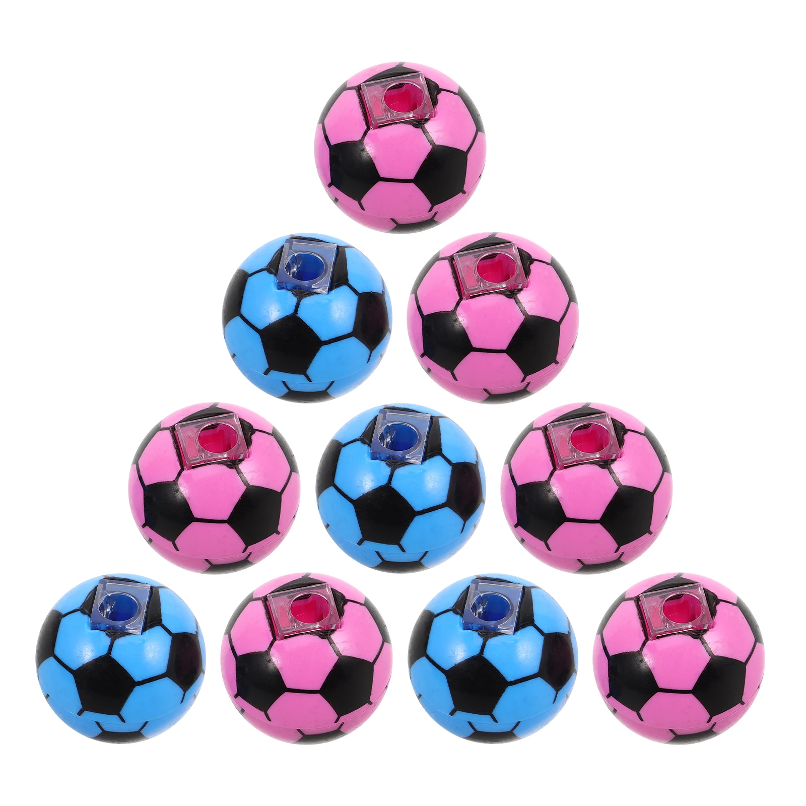 Temperamatite a forma di calcio da 20 pezzi Temperamatite manuale portatile per ufficio scolastico creativo per matite colorate leggere