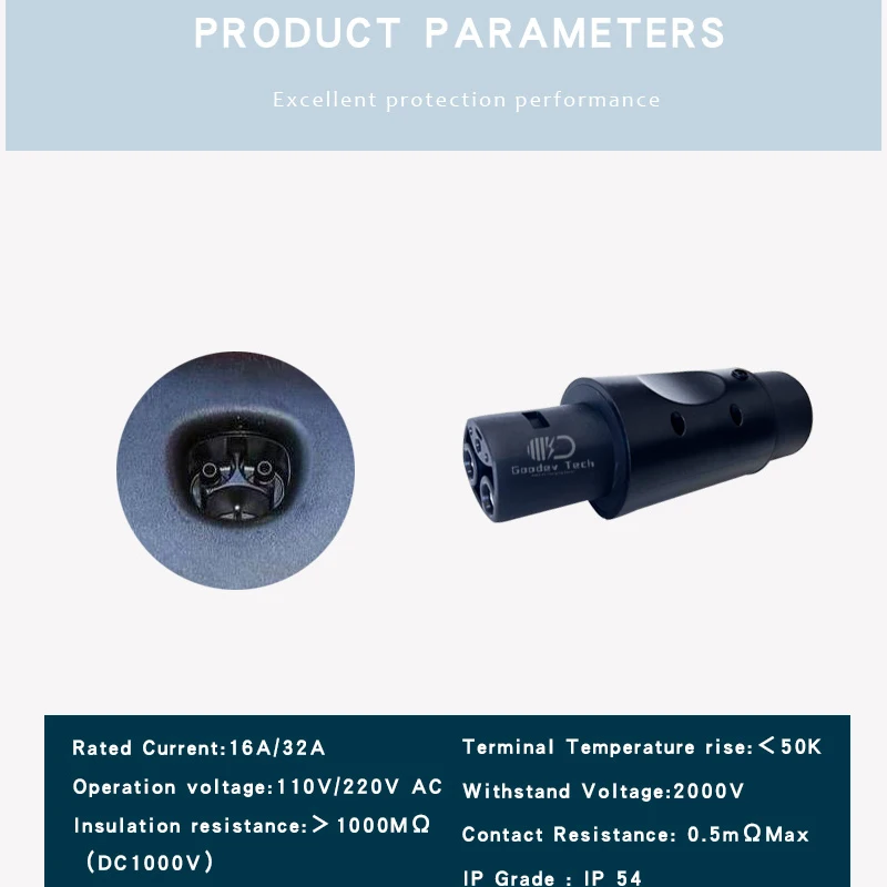 電気自動車充電器,電気自動車用充電器アダプター,iec 62196標準,タイプ2からtesla