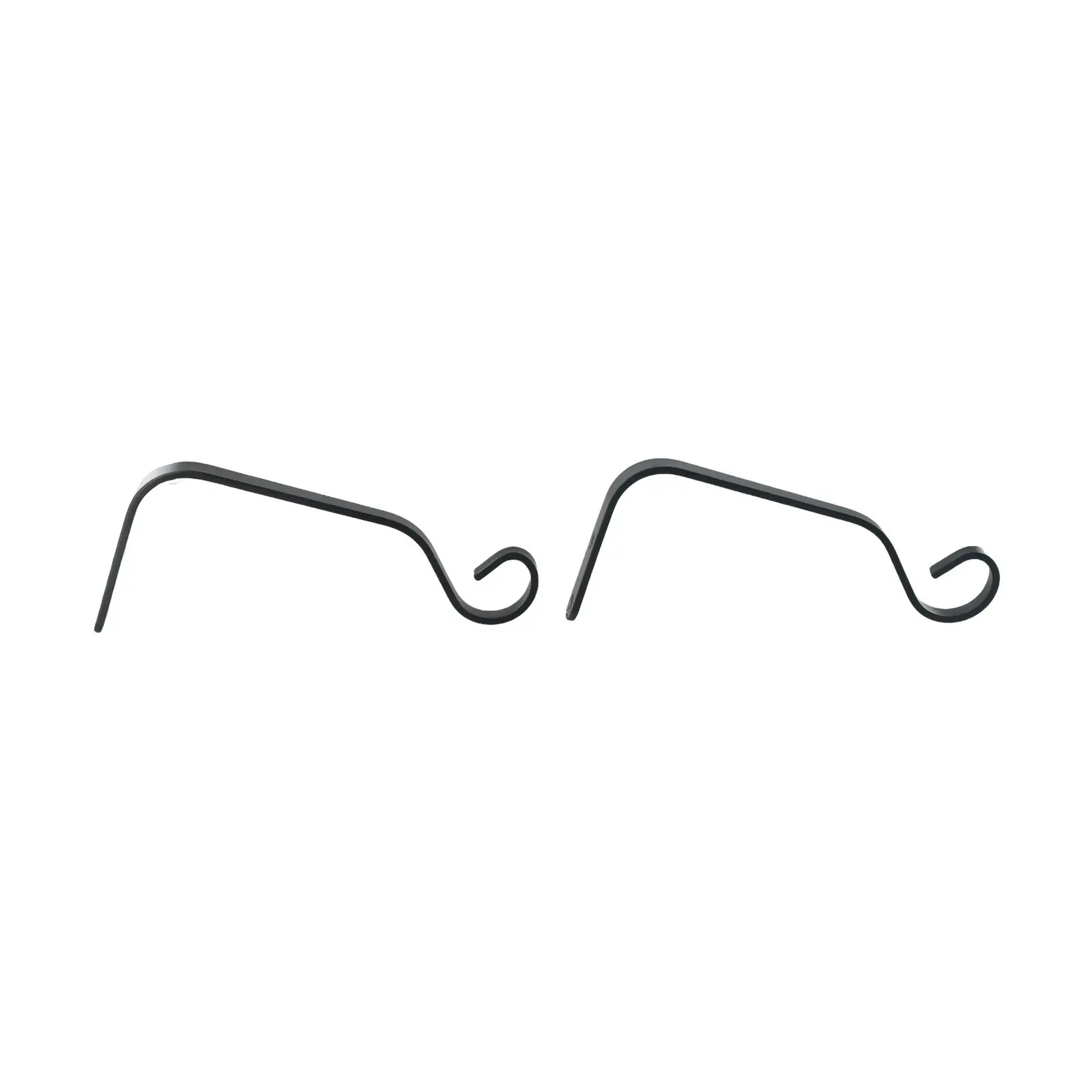 Practical Useful Flower Pot Hook 1/2PCS 185*84mm Basket Black Brackets Decor Hanging Hook Plant Decoration  Practical