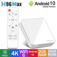 H96 Max H313 Android14 Tv Box 4K@60fps Netflix And Othe Media Player WiFi6&BT5.4 Support Google Voice Smart Tv Box Android