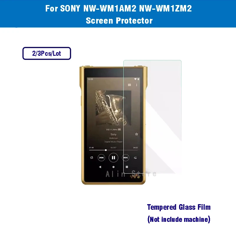 2/3Pcs/lot Screen Protector For SONY Walkman NW-WM1AM2 NW-WM1ZM2 HD Tempered Glass Film Protective Film