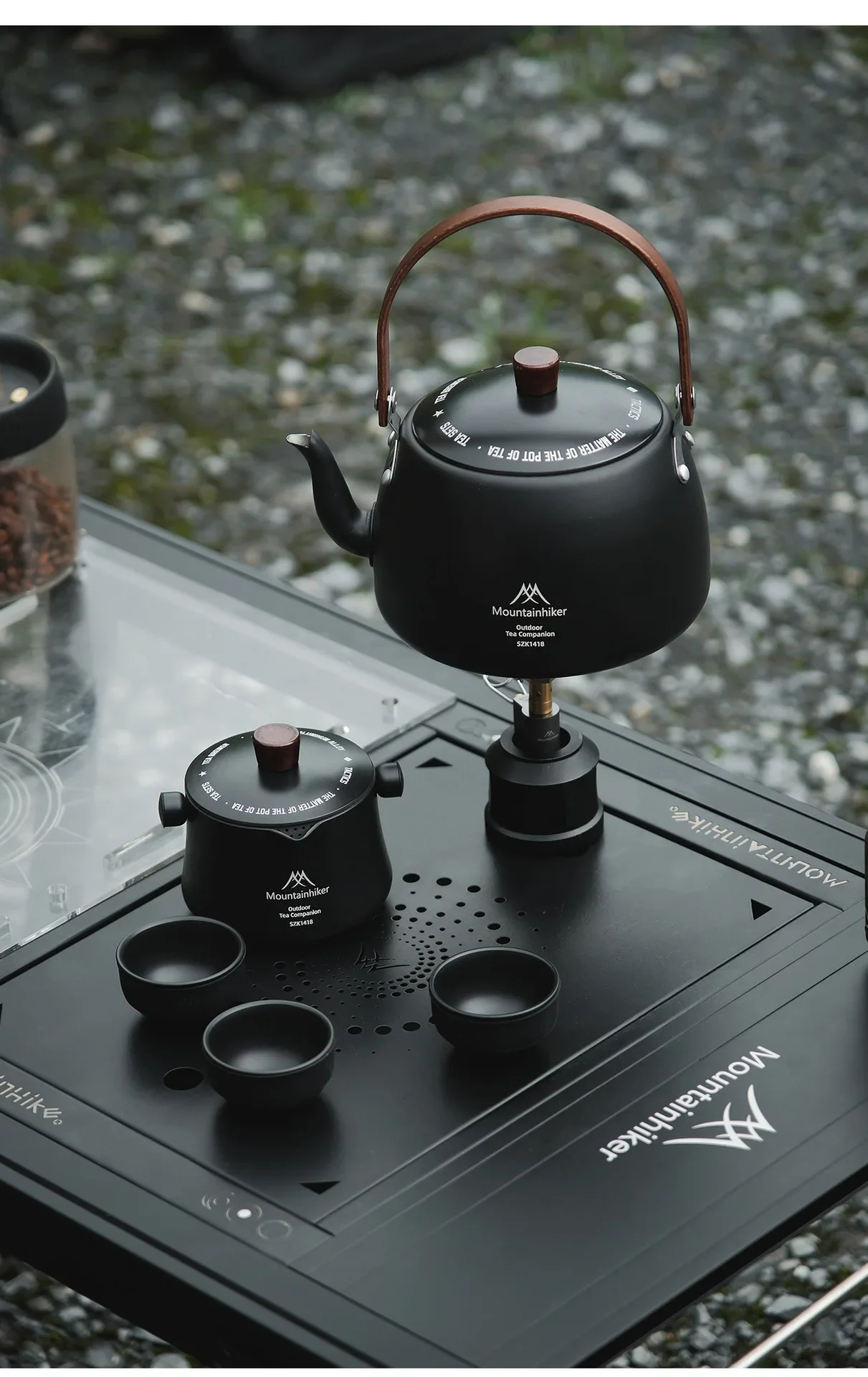 MOUNTAINHIKER Reise-Tee-Set Outdoor Tragbares Mochuan Tee-Set Teefilter Teekanne Teetasse Tee-Zubereitungs-Utensilien Teegeschirr-Sets – Detail 17