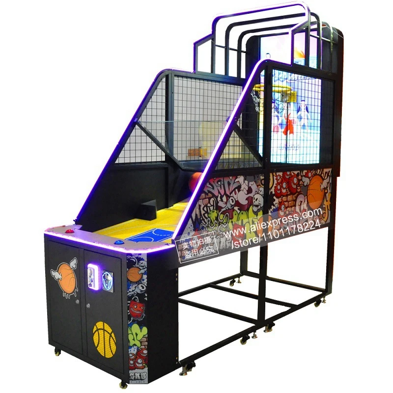 Factory Wholesale Price Adult Ticket Redemption Machine Amusement Electronic Video Coin Operated Basketball Arcade Game Machine