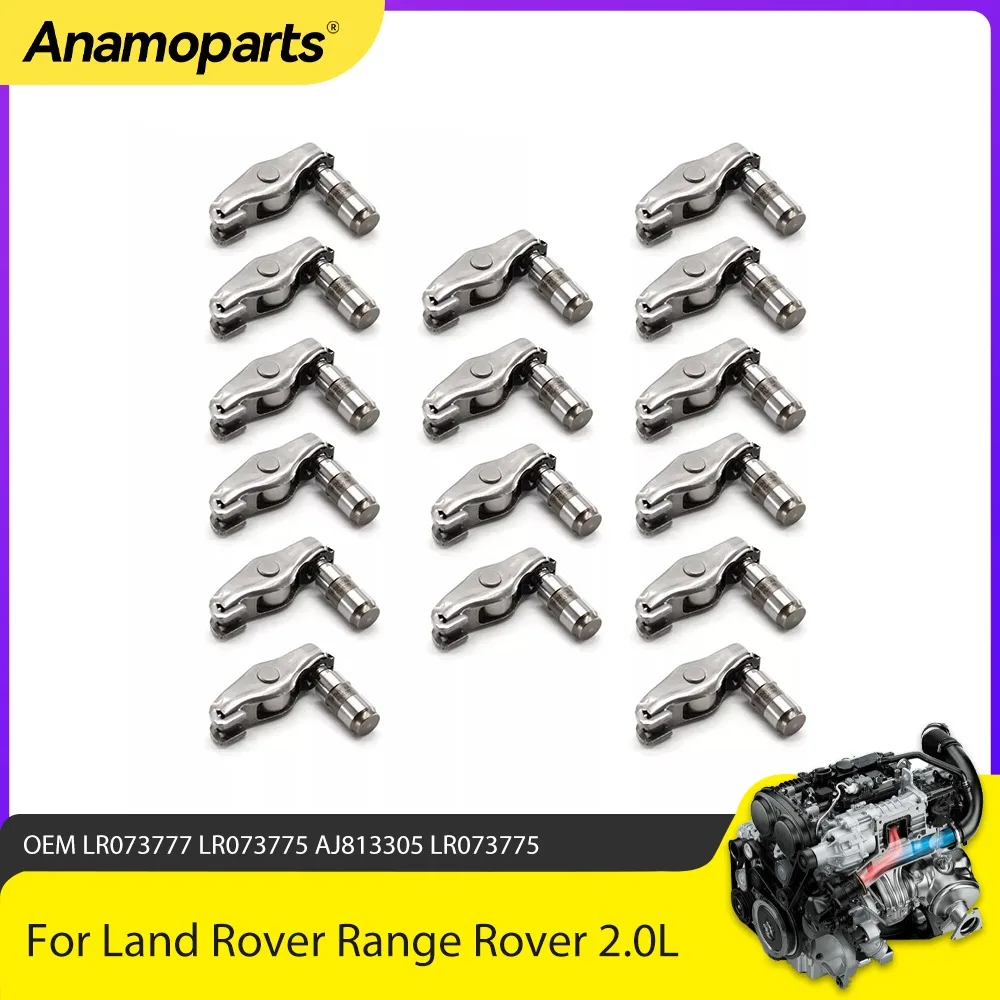 16pcs HIMYCAR ROCKER ARM VALVE LIFTER Fit 2.0L For LAND ROVER RANGE ROVER EVOQUE DISCOVERY JAGUAR AJ200D 204DTD 2.0L 2014-2024