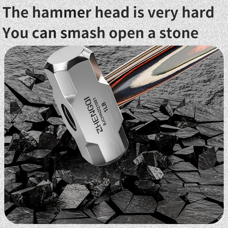 Mini Hammer High Carbon Steel Hammer Solid Wood Short Handle Octagonal or Round Head or Claw Hammer Small Manual Hardware Tool