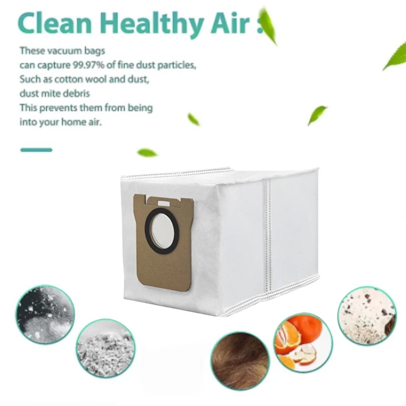 A98G-Dust Bags Replacement For Xiaomi Mijia M40S / OV31CN Vacuum Cleaner Parts Non-Woven Garbage Bags