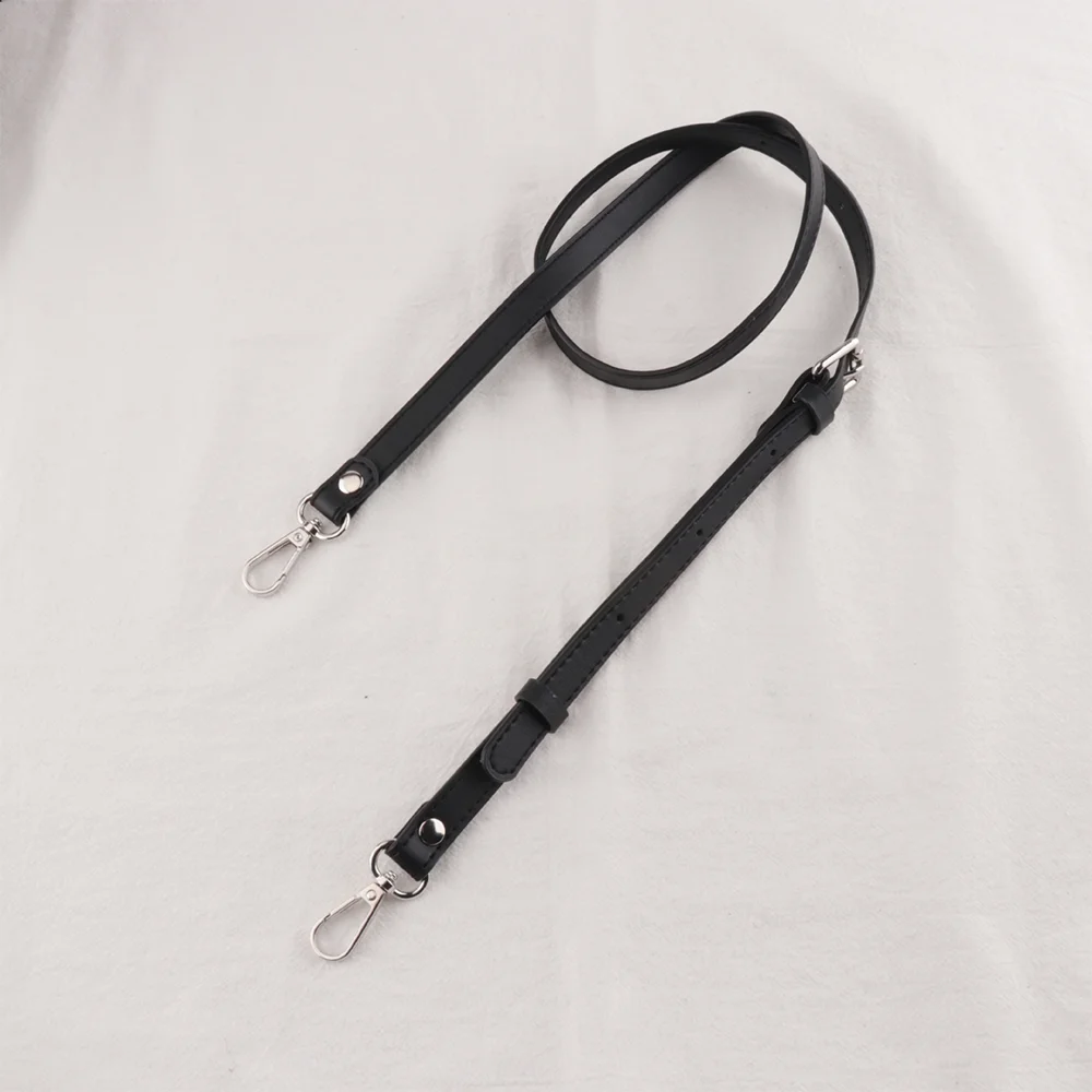 PU Chain Strap Replacement Adjustable Design Wear Leather Black Pink Bag Chain Single Shoulder Crossbody Handbag Belts Strap