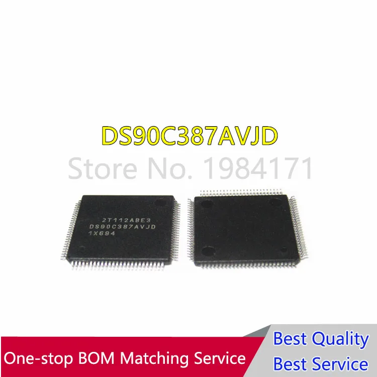 

DS90C387AVJD QFP100 DS90C387 NS interface integrated circuit IC