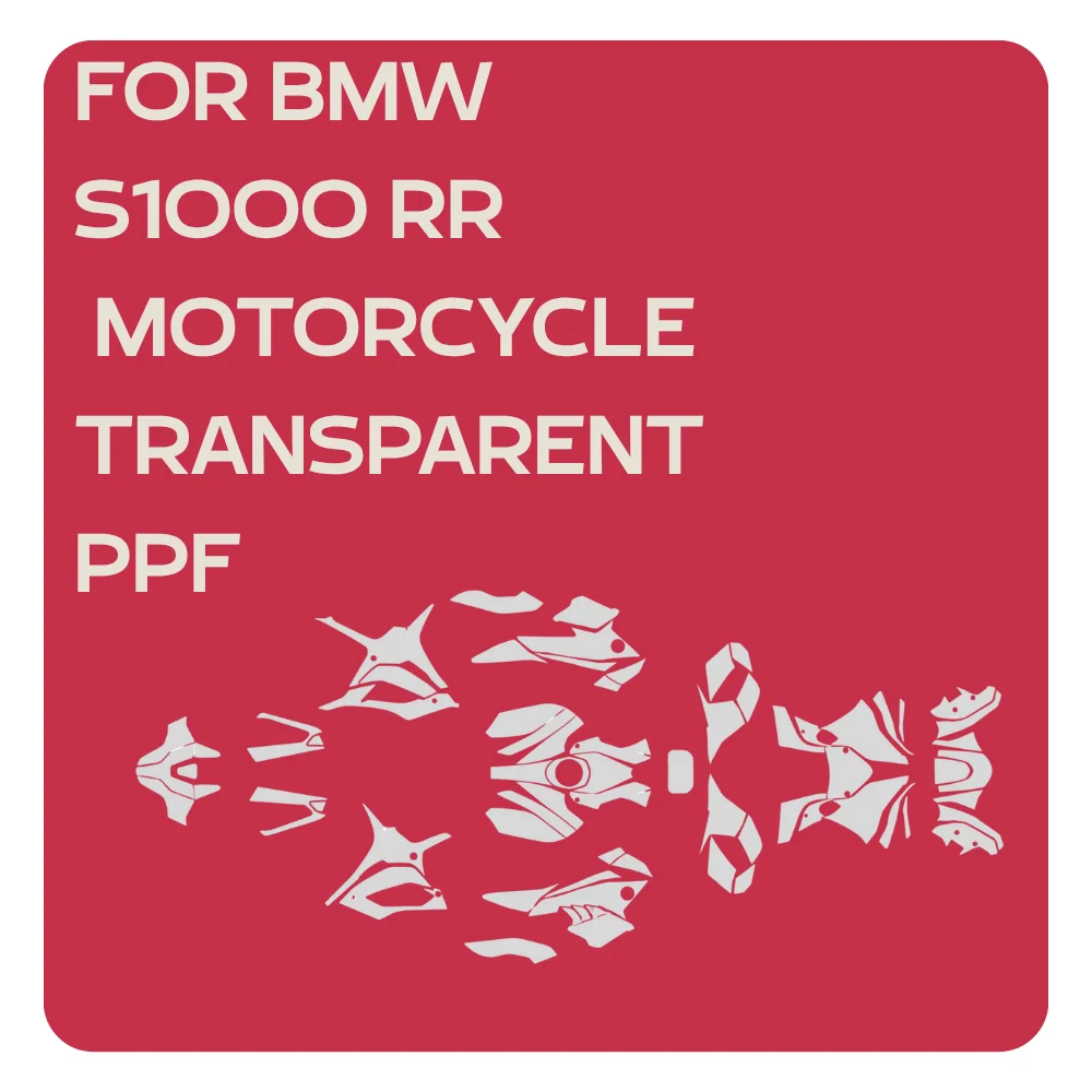 

For BMW S1000RR Motorcycle Full Body PPF TPU Protective Film Kit Pre-Cut Paint Protection Scratch Resistant Self Healing Glossy