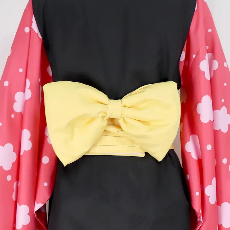 Anime Demon Slayer Kimetsu No Yaiba Makomo Kimono Cosplay Costumes Halloween Costumes for Women Dress Role Play Clothing Wig