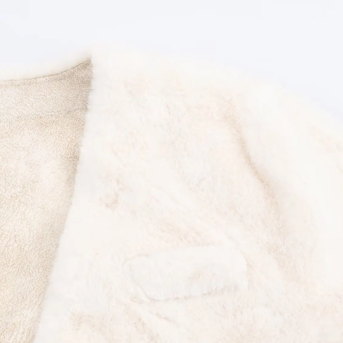 ファッショナブルなヒョウ柄ピュアカラーレザーとファー一体型ジャケット女性用多用途 H2448 WMDR ショートアウタートップ