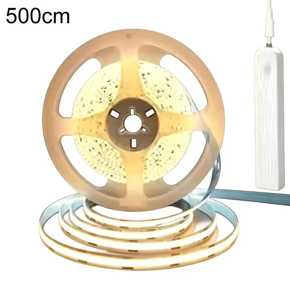 Battery Operated Motion Sensor LED Strip Light 3m 5m Cordless Under Cabinet Lighting Closet Light Strip for Hallway Shoe Cabinet
