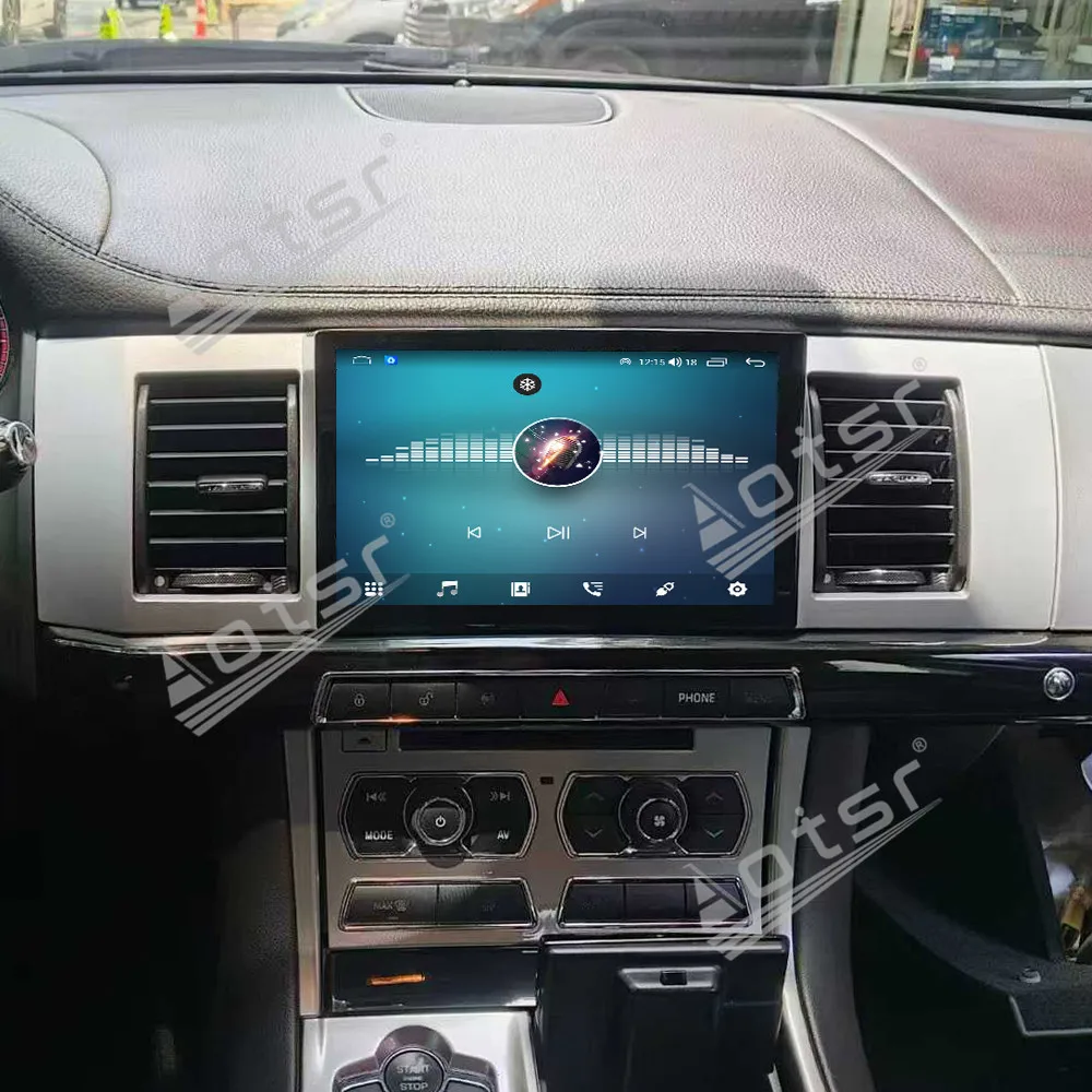 8.0 inch Auto CarPlay Android 14.0 For Jaguar XF 2018 to 2015 Car Multimedia radio Player GPS Navigation touch  stereo head Unit