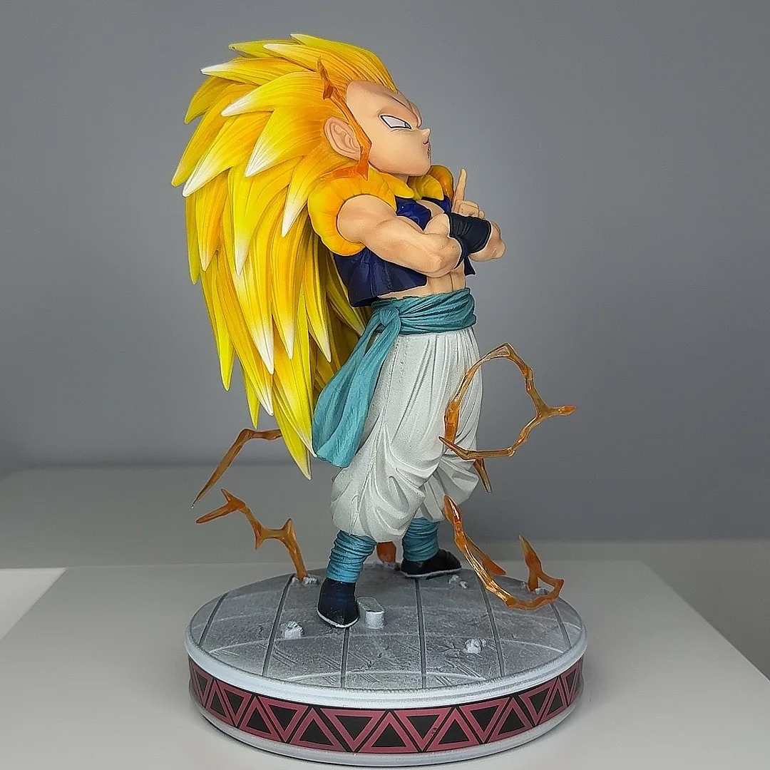 Neue Anime Dragon Ball Z Figur Gotenks Super Saiyajin Action Figur Ghost Squad Modell Statue Puppe Dekoration Kinder Spielzeug Geschenk Weihnachten