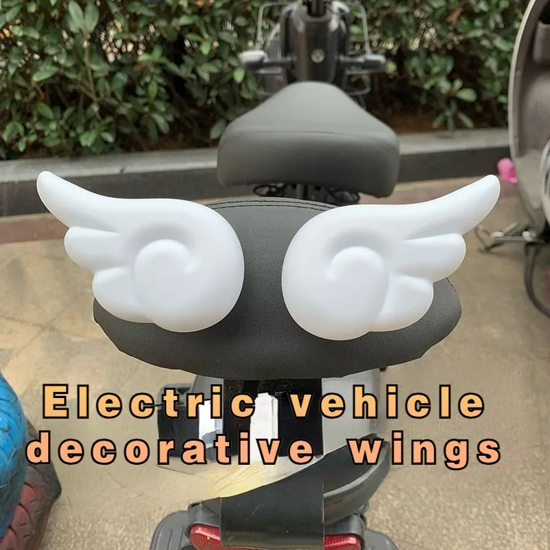 

Electric Vehicle Accessories Cute and Personalized Backrest Decoration Motorcycle Helmet and Wing Accessories