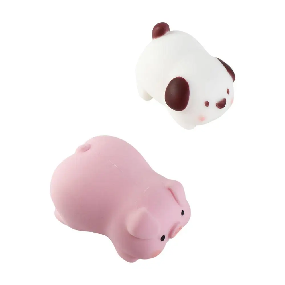 Slow Rebound Squeeze Pig Dog Toy Comfortable Touch Pig/Dog Slow Rebound Rising Animal Toy Durable Funny Stress Vent Toys