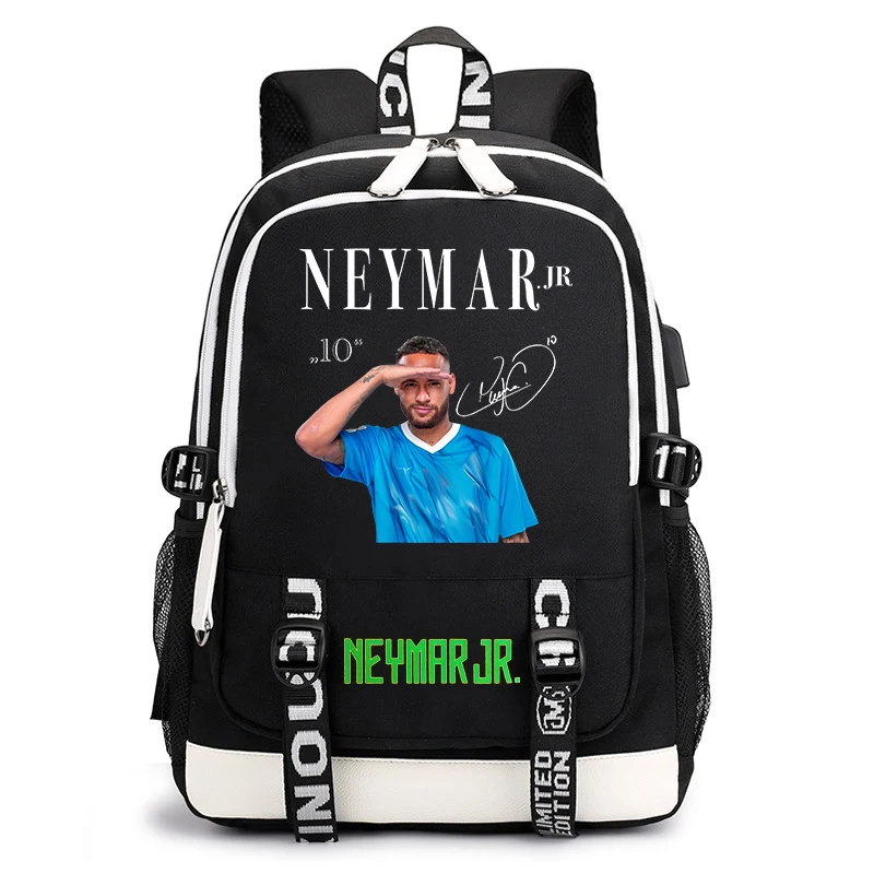 

print student schoolbag usb backpack casual outdoor travel bag