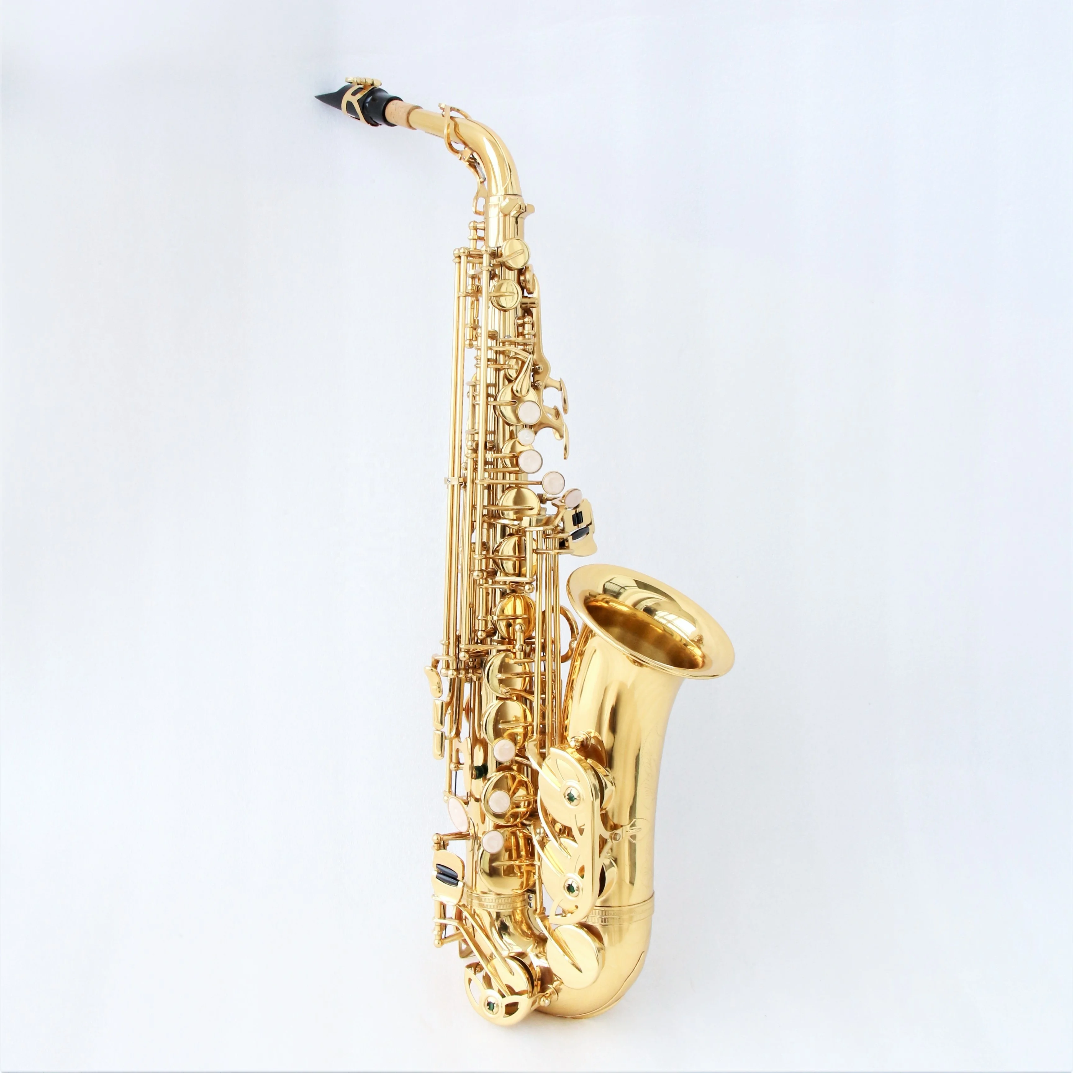 

Factory direct supply famous brand style saxophone alto high quality saxophone gold lacquered alto saxophone