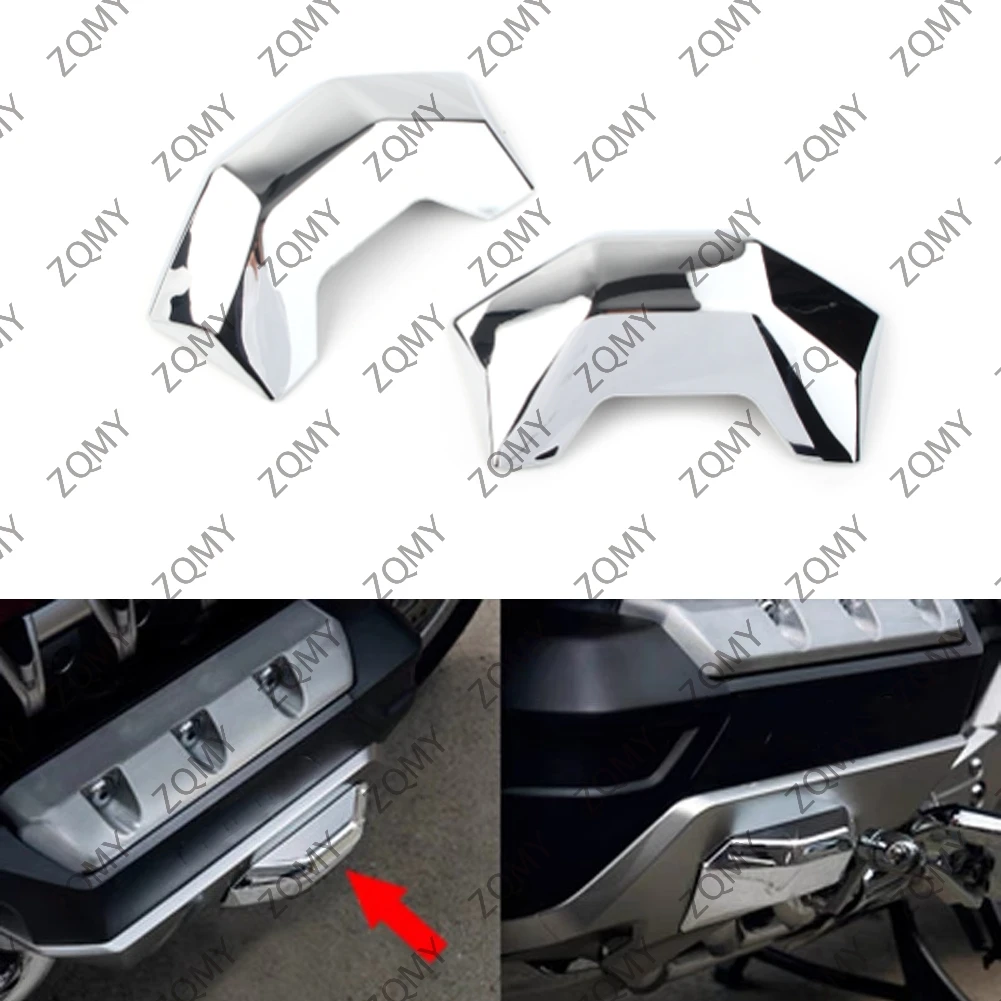 Motorcycle Front Engine Shroud Chrome F6B Anti-Fall Bar Decorate Cover For Honda GL1800 Gold Wing 2018 2019 2020