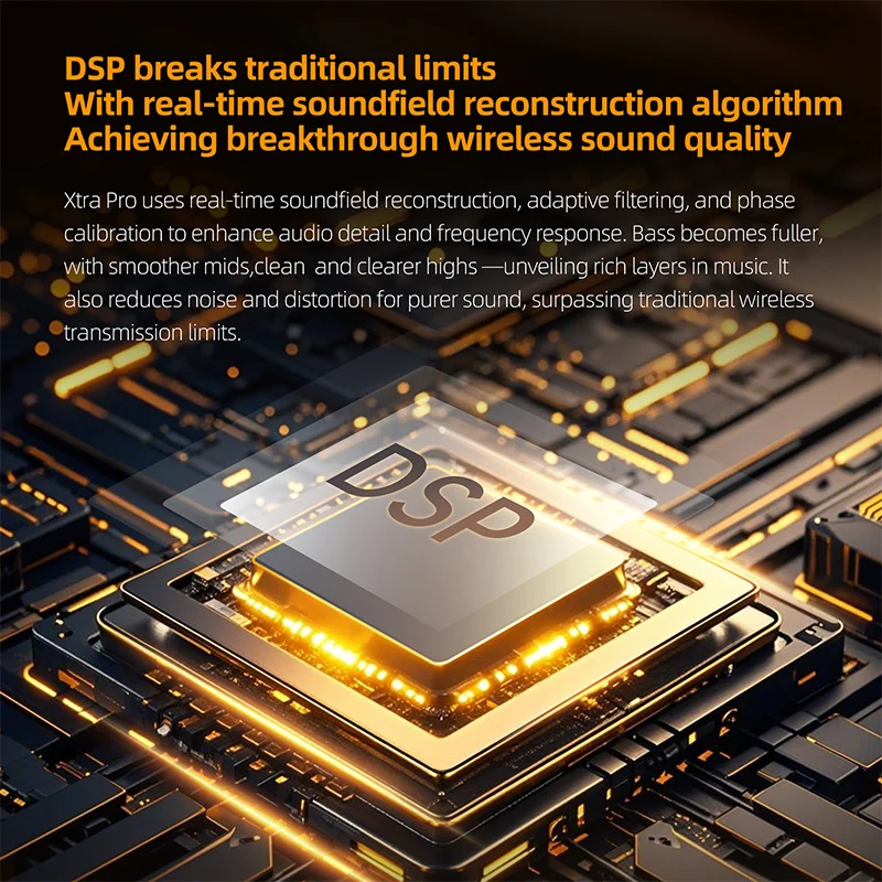 سماعات KZ Xtra Pro TWS بلوتوث 5.4 مع سماعات أذن Qualcomm QCC5181 رقاقة إلغاء الضوضاء النشطة Hifi جودة الصوت