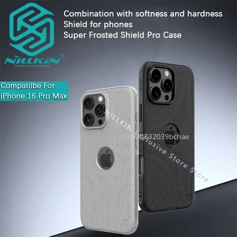 Nillkin для iPhone 16 Pro Max/15 Pro/15 Plus/14 Pro/14 Plus/13 Pro/12 Pro Super Frosted Shield Pro Жесткий чехол для телефона TPU PC Nillkin для iPhone 16 Pro Max/15 Pro/15 Plus/14 Pro/14 Plus/13 Pro/12 Pro Super Frosted Shield Pro Жесткий чехол для телефона TPU PC