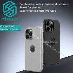 Nillkin For iPhone 15 16 Pro Max/14 Plus Super Frosted Shield Pro Case Anti fall airbag phone case hard shell protective cover