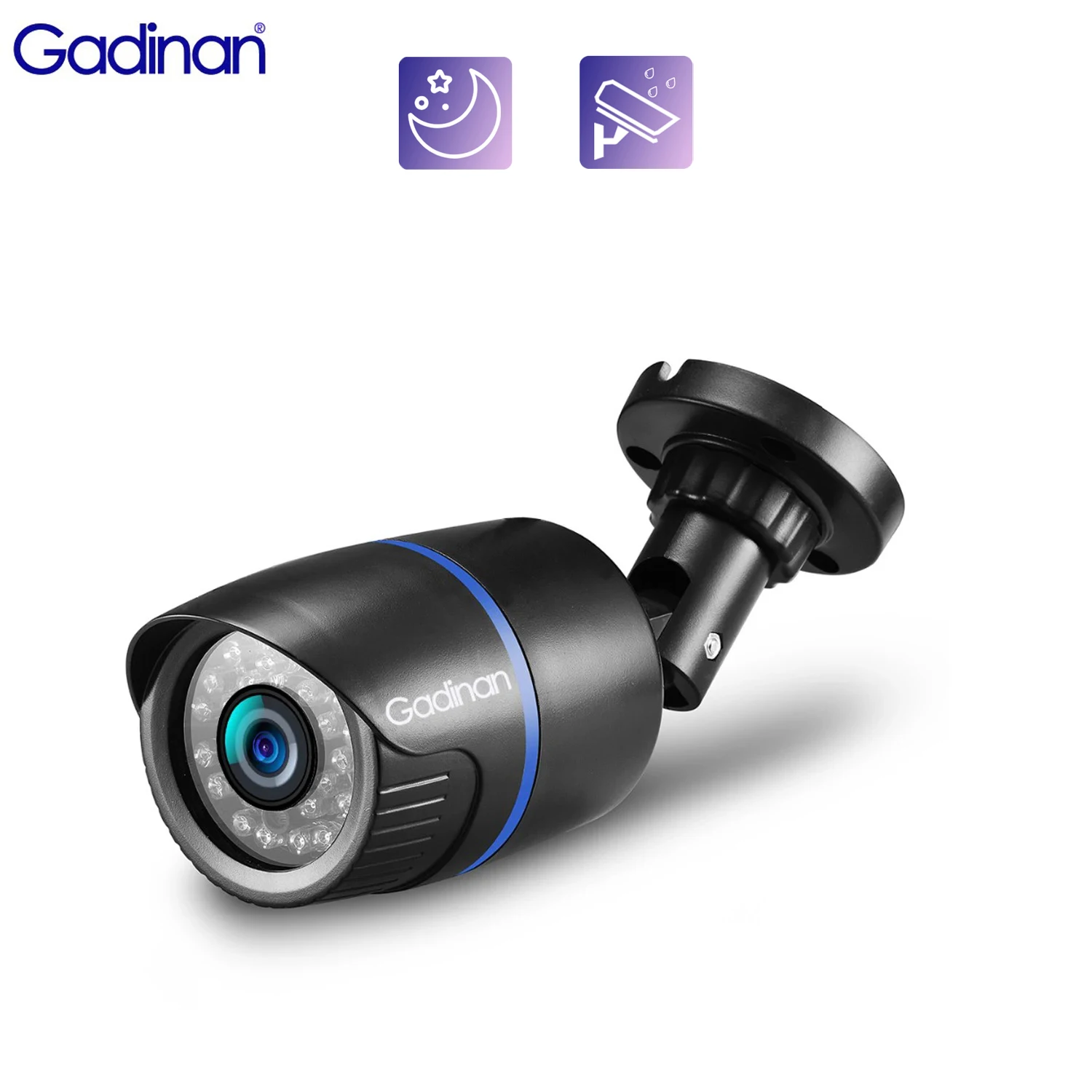 

Gadinan Analog CCTV Camera 800TVL 1000TVL 3.6mm Lens Outdoor Waterproof IR Night Vision Video Surveillance Bullet Plastic Camera