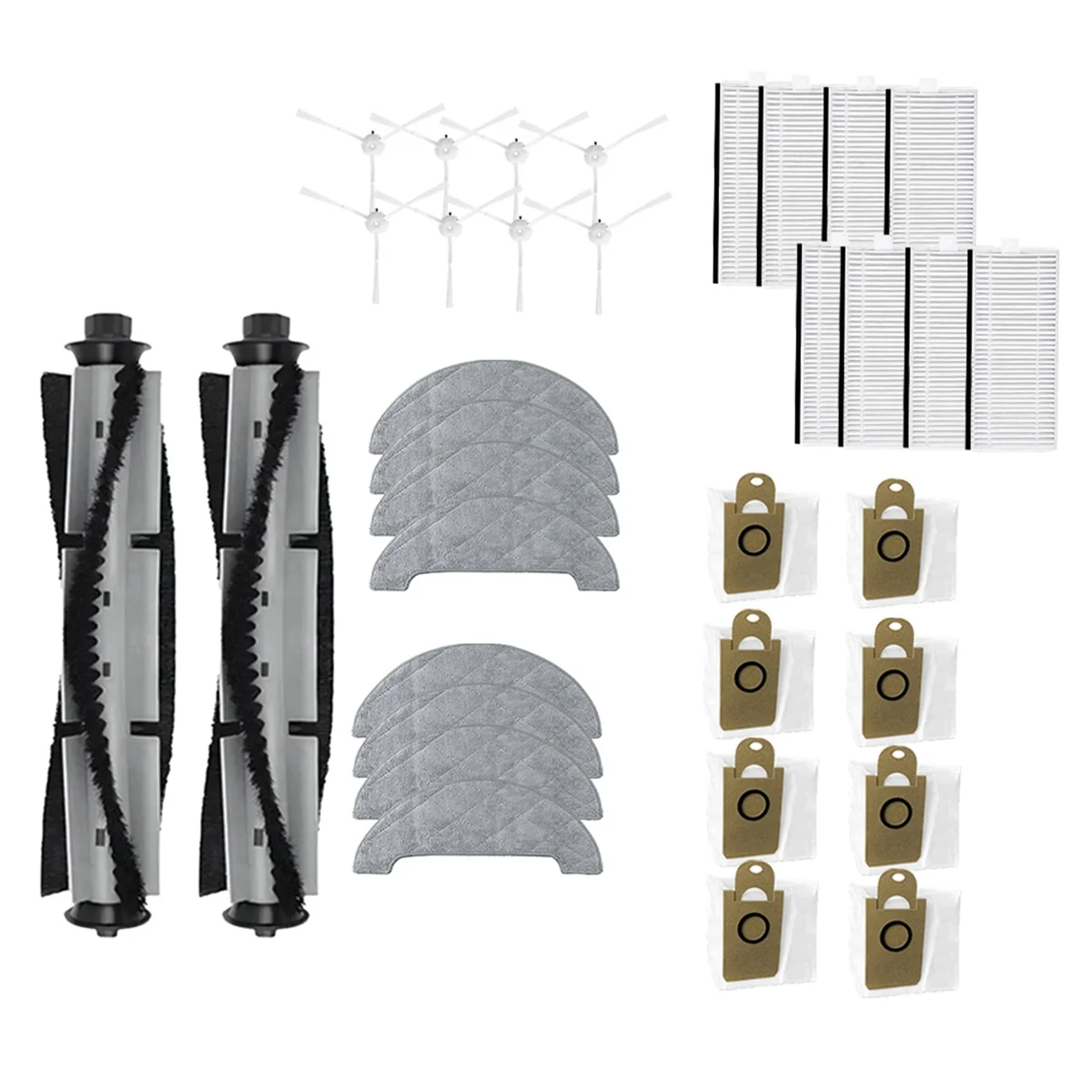 34 Pcs untuk perdana H14,/Innos Innos R7/ Lihas Lh90 aksesori Robot pengganti suku cadang pembersih