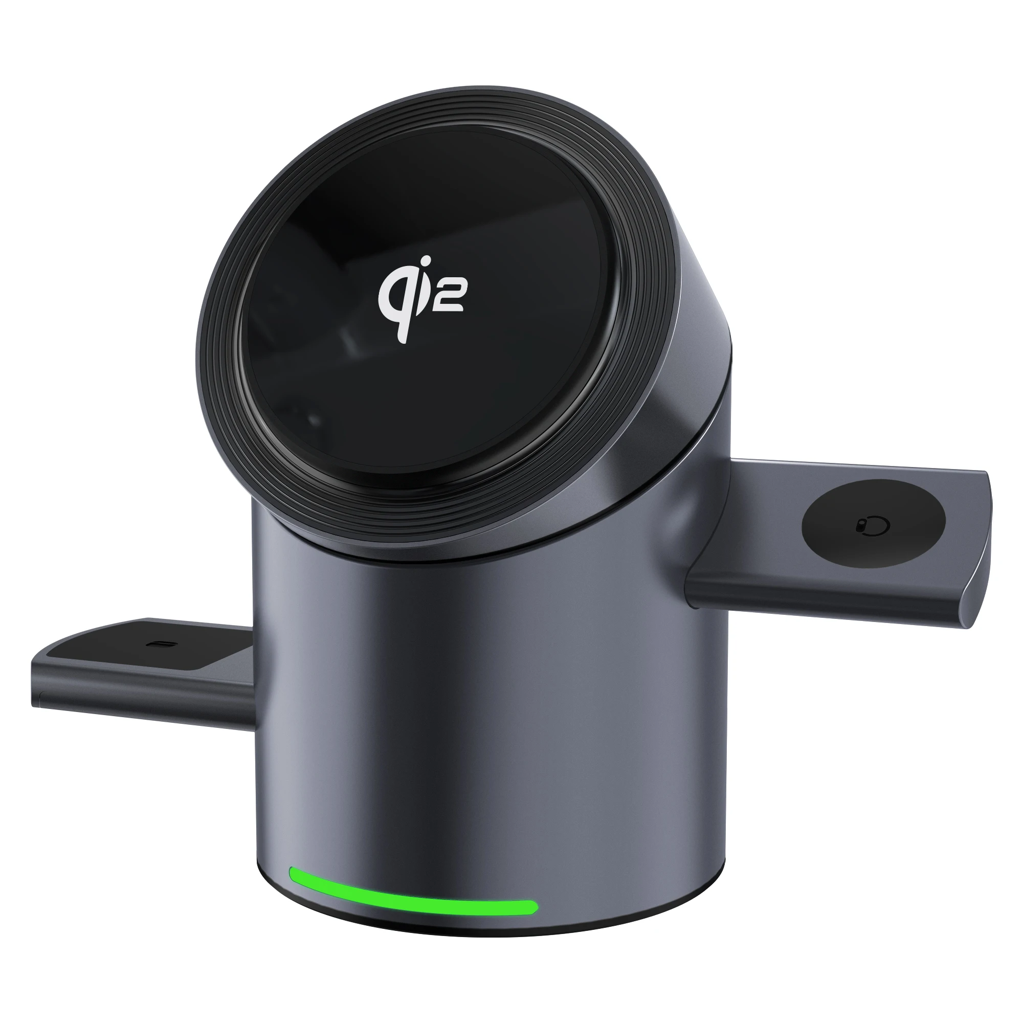 Qi2 magnetische draadloze oplader snellader 3-in-1 intelligent snel opladen 15W voor iPhone 12/13/14/15/16, voor Iwatch en AirPods