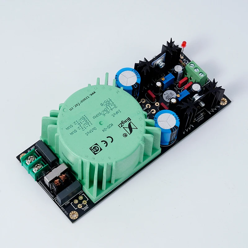 

LM317 / LM337 Regulator Adjustable Dual Voltage Regulator Power Supply Module Board 220V Input Adjustable Output With EMI Filter