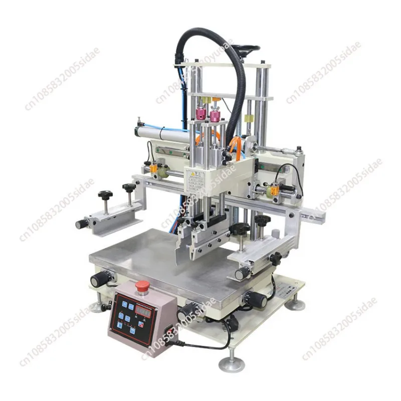 High precision screen printing machine semi-automatic mini desktop screen printing machine table plane rocker pneumatic