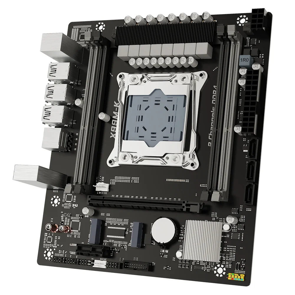 KIT de juego de placa base X99 M-K con CPU Xeon E5 2667 V3 y 16GB (2*8GB) DDR4 2133MHZ REG الذاكرة الكاملة placa mae X99 Kit