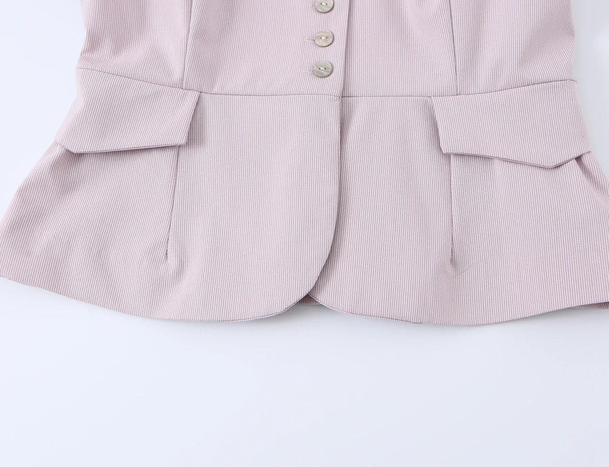 Damen Schickes Freizeit-Slim-Fit Kurzarm-Hemd KONDALA 2026 Sommer Trendiges Einreihiges Oberteil Weibliche High-Street Pendler-Hemden Top – Detail 15