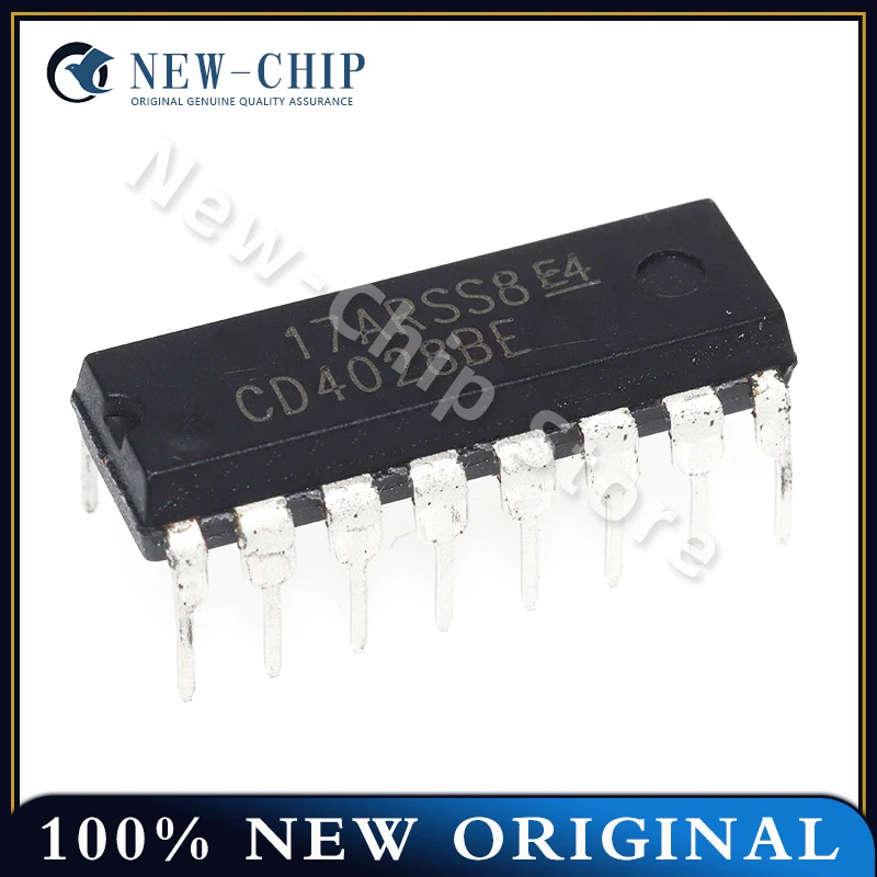 50PCS-500PCS/LOT  CD4028BE  DIP-16  New original