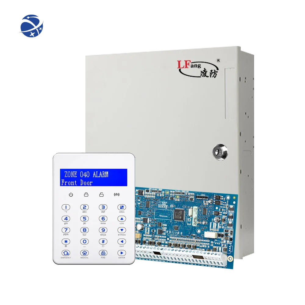 YUNYI Custom Size TCP 4g Gsm System 433mhz Water Leakage Detector Motion Sensor Outdoor Sola Alarm Control Panel