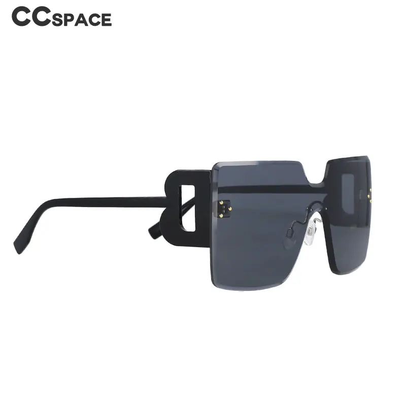 51085 Oversized Square Rimless One Lens Sunglasses Fashion  display picture 2