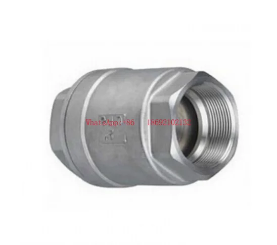 

Нержавеющая сталь 304/контактный клапан H12W-16P/R Вертикальный провод Порт Внутренняя резьба Клапан обратного потока Кслотостойкость с защитой от обратного потока