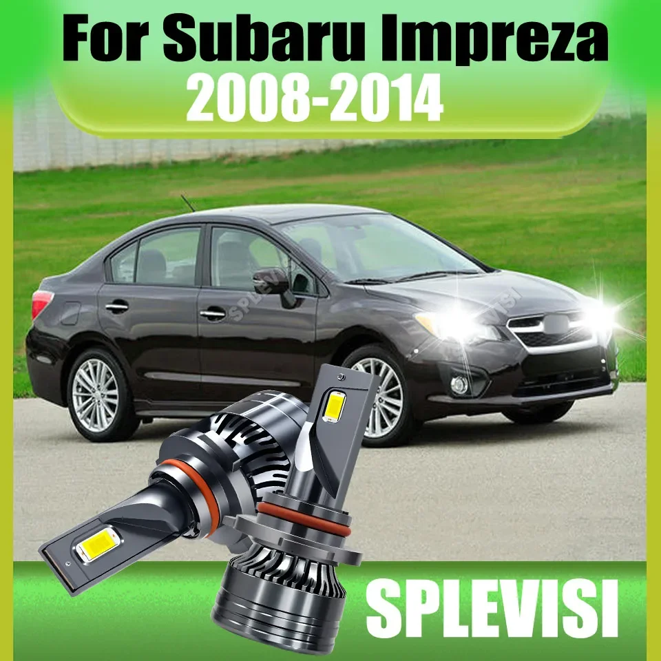 Professional High/Low Beam Headlight Provides Consistent Brightness For Subaru Impreza 2008-2014 2009 2010 2011 2012 2013