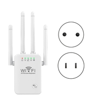 300M Wifi Router Wireless Repeater 2.4G Signal Booster Extender 4 Antenna Router Signal Amplifier For Home